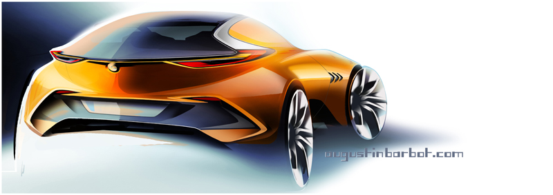 Augustin BARBOT - BMW Z5 coupe roadster Motorsport sketch